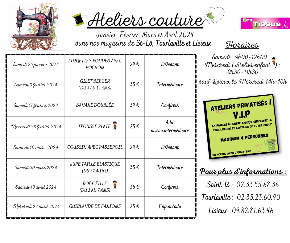 ateliers 2024